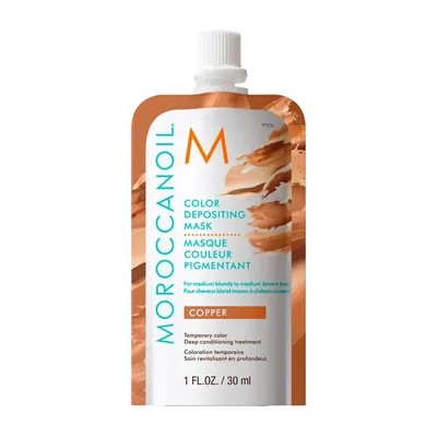 Оцветяваща маска Moroccanoil Color Depositing Mask 30ml Copper