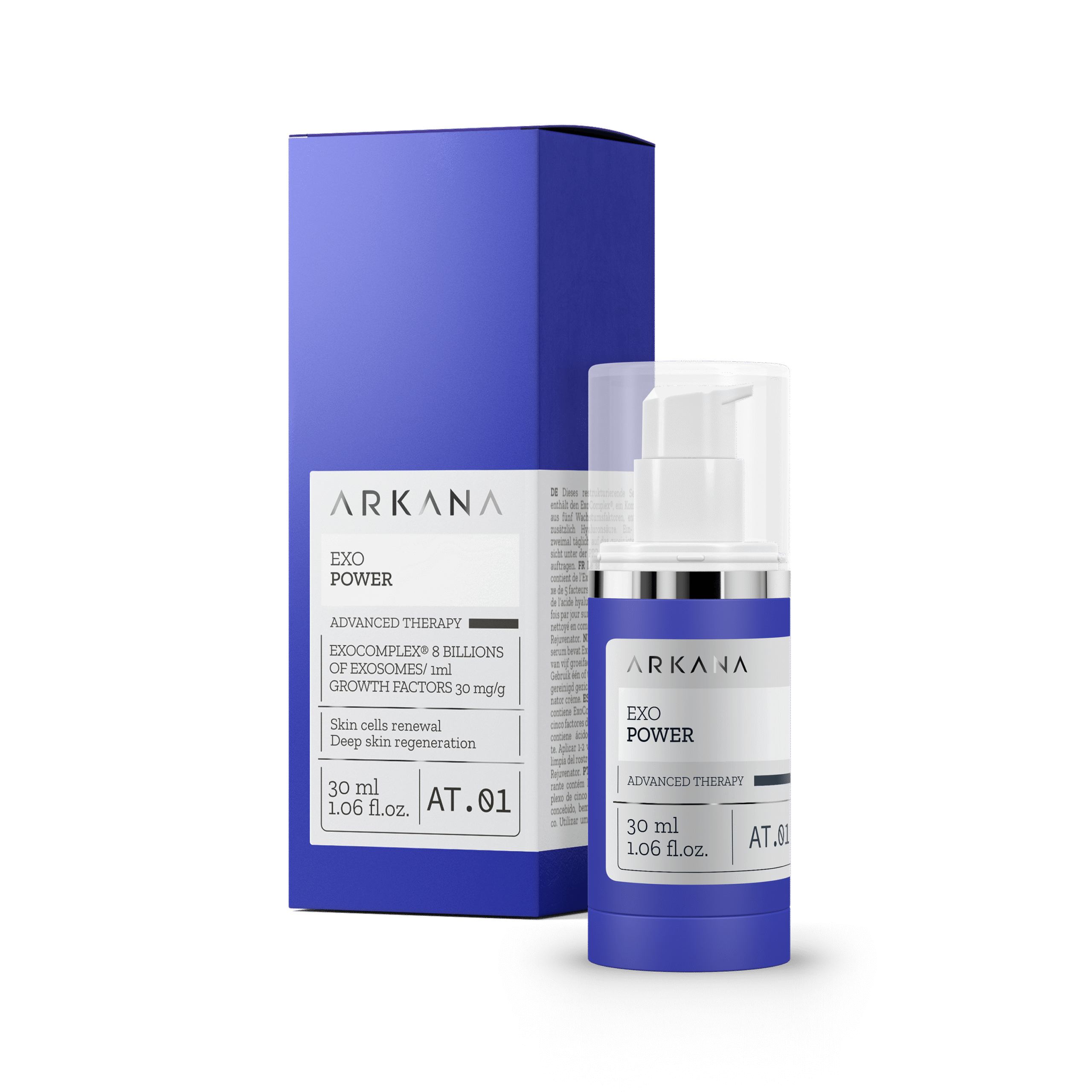 Анти-ейдж флуид с екзозоми Arkana EXO Power 30 ml