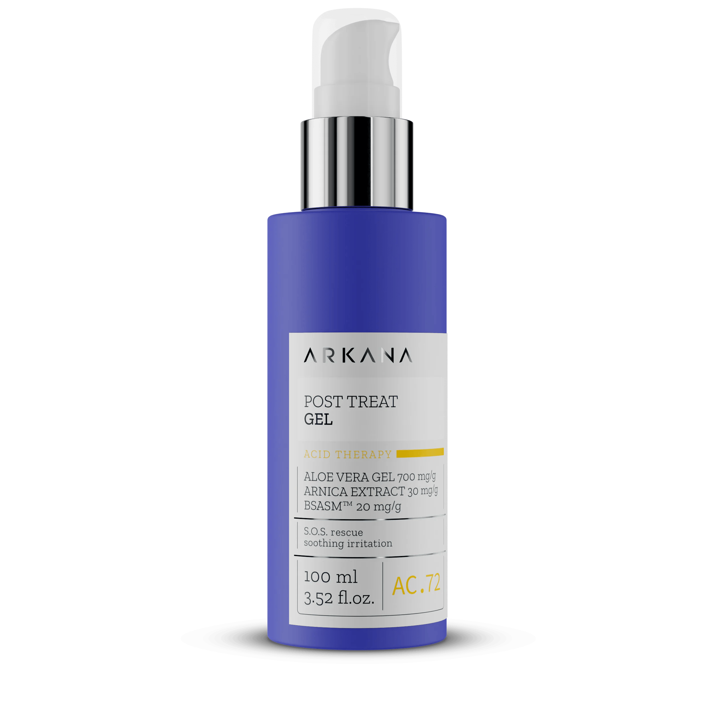Успокояващ SOS гел след процедури Arkana Post Treat Gel S.O.S. 100 ml