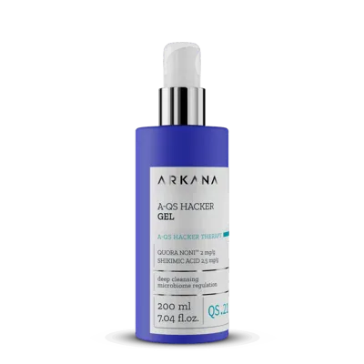 Почистващ гел за проблемна кожа Arkana A-QS Hacker Gel 200 ml