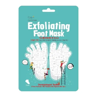 Ексфолираща маска за крака Cettua Clean & Simple Exfoliating Foot Mask