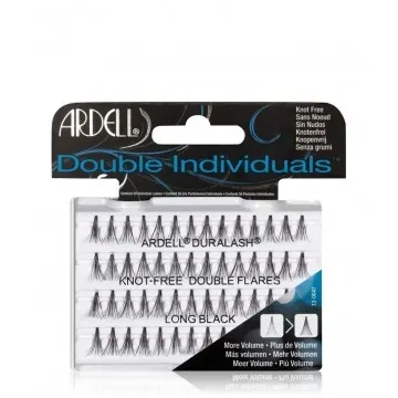 Изкуствени мигли на снопчета Ardell Duralash Double Individuals Knot-Free Long Black False Lashes