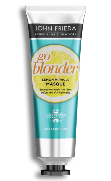Подсилваща маска за изрусена коса John Frieda Sheer Blonde Go Blonder Lemon Miracle Hair Mask 100ml