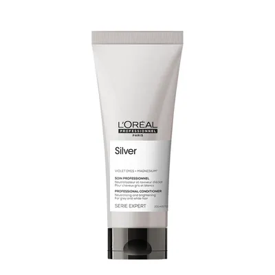 Неутрализиращ балсам за сива,бяла и платинено руса коса Loreal Professionnel Serie Expert Silver Conditioner 200ml