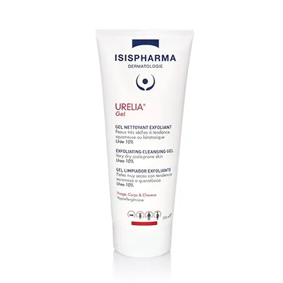 Ексфолиращ почистващ гел с 10% урея Isis Pharma Urelia Exfoliating Cleansing Gel 200ml