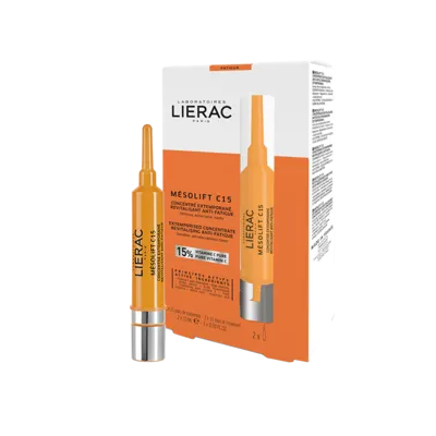 Концентрат за тонизиране и блясък Lierac Mesolift C15 Extemporaneous Concentrate 2X15ml
