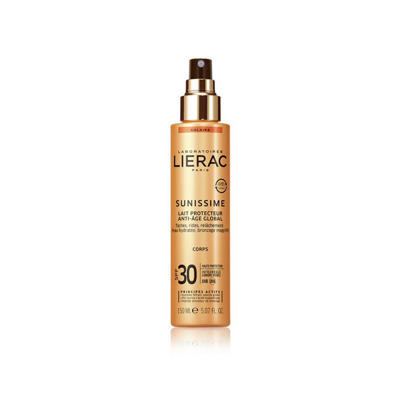 Слънцезащитно мляко за тяло SPF30 Lierac Sunissime Anti -Ageing Protective Milk 150ml