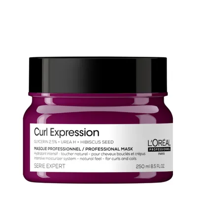Интензивна хидратираща маска за къдрава коса Loreal Professionnel Curl Expression Intensive Moisturizer Mask 250ml