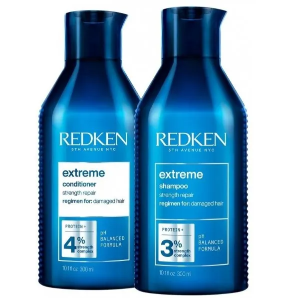 Възстановяващo дуо шампоан и балсам за суха и изтощена коса Redken Extreme