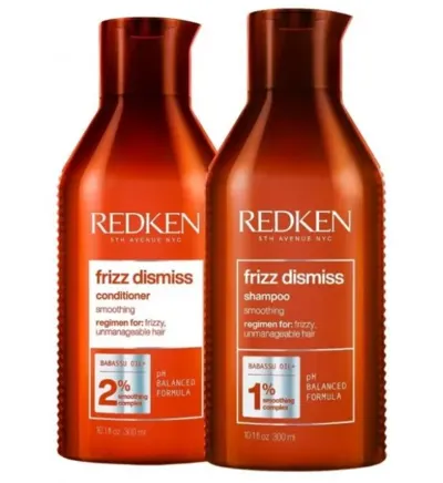 Анти-фриз дуо сет шампоан и балсам за непокорна коса Redken Frizz Dismiss