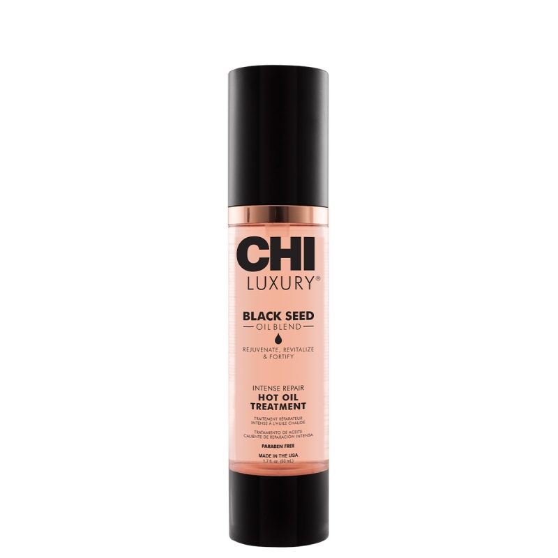 Интензивна Терапия за сухи и изтощени Коси CHI Luxury Black Seed Oil Blend Intense Repair Hot Oil Treatment 50ml