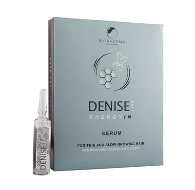 Ампули за тънка и бавно растяща коса Biopharma Denise EnergyIn Serum 6X10ml