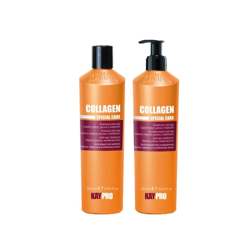 Подсилващ сет за слаба коса с колаген KAYPRO Collagen Set - Shampoo + Conditioner