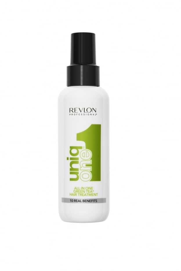 10 в 1 Спрей маска без отмиване с аромат на зелен чай UniqOne Hair Treatment Green Tea Fragrance 150ml