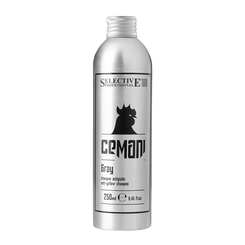 Анти-жълт шампоан за мъже Selective Cemani Grey Shampoo 250ml