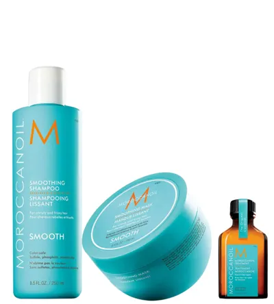 Изглаждаща рутина Moroccanoil Smoothing Routine Shampoo + Mask+ Treatment Oil