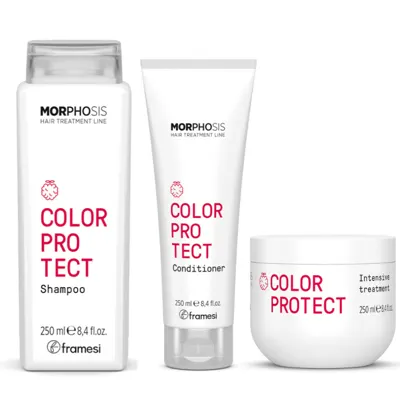 Хидратиращ сет за боядисана коса Framesi Morphosis Color Protect Set Shampoo+Conditioner+Mask