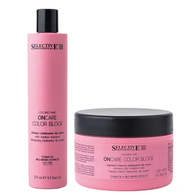 Дуо Сет за боядисана коса Selective ОnCare Color Block Shampoo + Mask Set