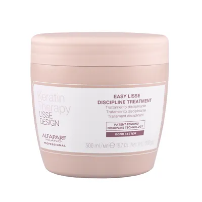 Подържаща терапия за изглаждане и дисциплиниране на косата Alfaparf Keratin Therapy Lisse Design Easy Liss 500ml