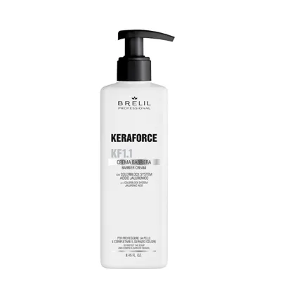 Бариерен крем против петна при боядисване с хиалурон Brelil Keraforce KF1.1 Barrier Cream 250ml
