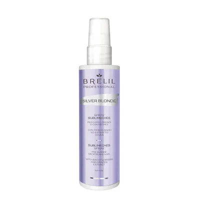 Анти- жълта спрей за руса коса Brelil Silver Spray Sublimeches for Blondes 150ml
