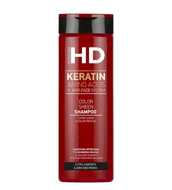 Шампоан за боядисана коса с Кератинови аминокиселини Farcom HD Color Sheen Shampoo 400ml