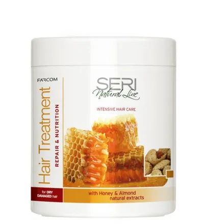 Хидратираща маска суха и изтощена коса Seri Natural Line Repair & Nutrition Hair Treatment 1000ml