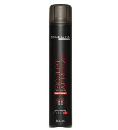 Лак за коса със супер силна фиксация и абсолютен контрол Expertia Professionel Sculpt & Freeze Hair Spray 500ml