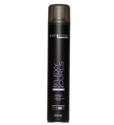 Моделиращ лак за коса със силна фиксация Expertia Professionel Flexy Curls Hair Spray 500ml