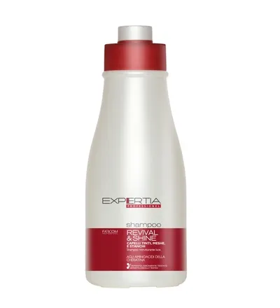Възстановяващ шампоан за боядисана и изтощена коса с Кератин Expertia Professionel Revival & Shine Shampoo 1500ml