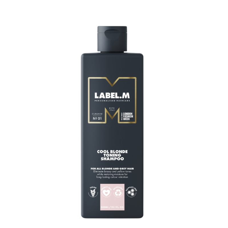 Тониращ шампоан за руса коса Label.m Cool Blonde Toning Shampoo 300ml