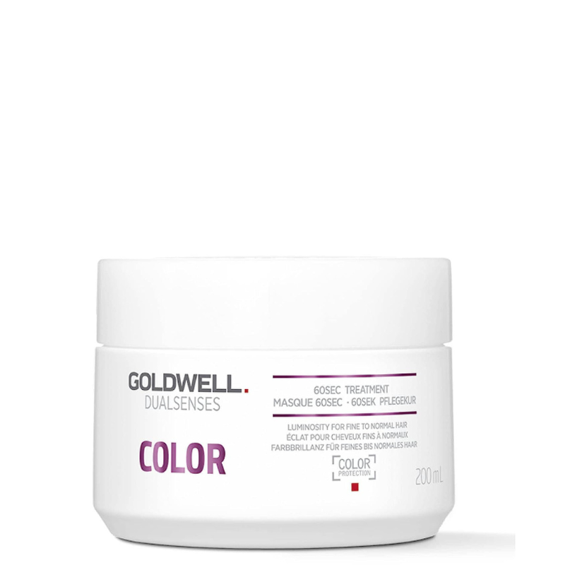 Маска за нормална до фина, боядисана или естествена коса Goldwell Dualsenses Color 60sec Treatment 200ml