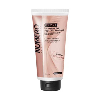 Озаряваща маска за блясък Brelil Numero Illuminating Mask with Precious Oils for bright, shiny Hair