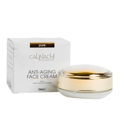 Дневен Анти-ейдж крем за лице, шия и деколте с SPF 30 Calinachi Anti-Aging Face Cream 50ml