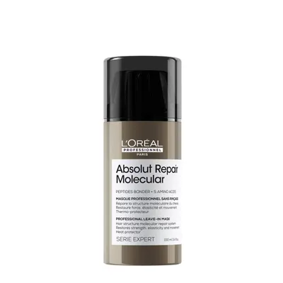 Маска без изплакване за увредена коса с термозащита Loreal Professionnel Serie Expert Absolut Repair Molecular Leave-in mask 100ml