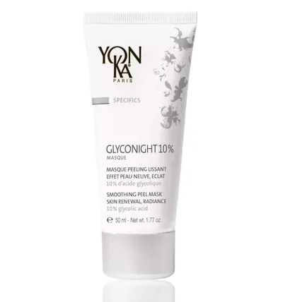 Изглаждаща нощна пилинг маска с 10% гликолова киселина Yon-Ka Specifics Glyconight 10% Smoothing Peel Mask 50ml
