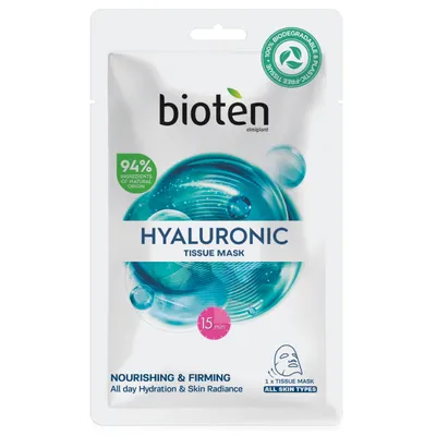 Хидратираща маска за лице Bioten Hyaluronic Sheet Mask 20ml