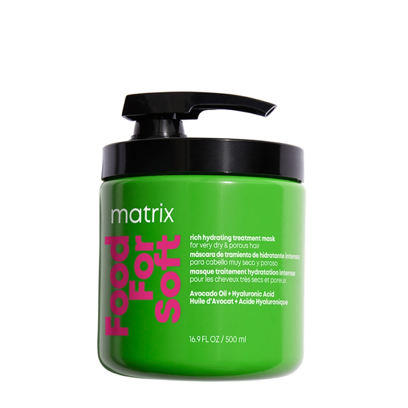 Богата хидратираща маска за много суха коса Matrix Food For Soft Rich Hydrating Treatment Mask 500ml