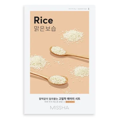 Текстилна маска за лице с Ориз Missha Airy Fit Sheet Mask RIce