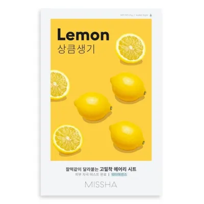 Текстилна маска за лице с Лимон Missha Airy Fit Sheet Mask Lemon