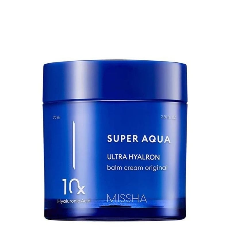 Хидратиращ крем балсам с 10 вида хиалуронова киселина Missha Super Aqua Ultra Hyalron Balm Cream 70ml