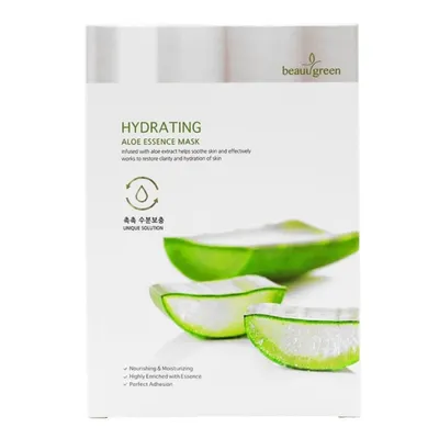 Текстилна маска за лице с Алое BeauuGreen Hydrating Aloe Essence Mask 23g