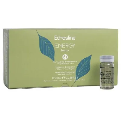 Ампули против косопад Echosline Energy Treatment Weak and Fine Hair 12X10ml