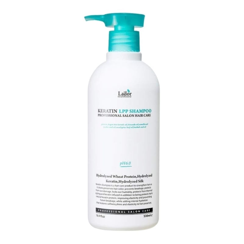 Натурален органичен шампоан с кератин и колаген Lador Keratin LPP Shampoo 530 ml