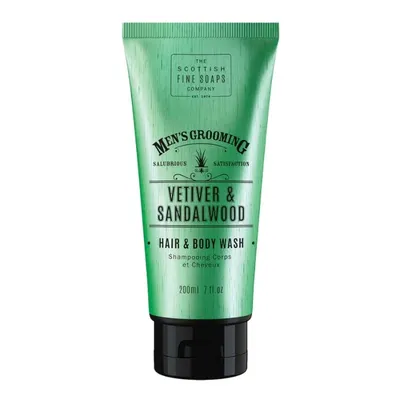Шампоан за коса и тяло Ветивер и Сандалово дърво Scottish Fine Soaps Men's Grooming Vetiver & Sandalwood Hair & Body Wash 200ml