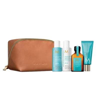 Възстановяващ травъл сет за коса Moroccanoil On The Go Beau Repair 4 pcs