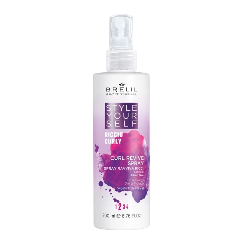 Спрей за освежаване на къдрици и вълни Brelil Style Curl Revive Sray 200ml