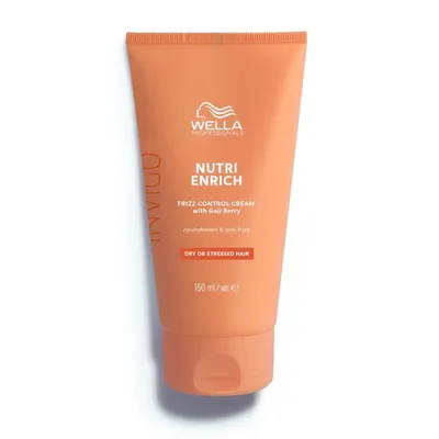 Подхранващ и изглаждащ крем без отмиване за суха и увредена коса Wella Professionals Invigo Nutri-Enrich Leave-In Frizz Control Cream 150ml