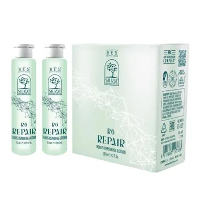 Моментално възстановяващи ампули за коса BES Silkat Repair R6 Tonus Lotion 8X15ml