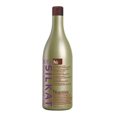 Подхранващ шампоан за суха и изтощена коса BES Silkat N1 Nutritivo Shampoo for Dry and Damaged Hair